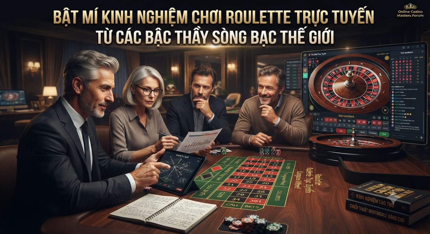 Bật mí kinh nghiệm chơi roulette trực tuyến từ các bậc thầy sòng bạc thế giới